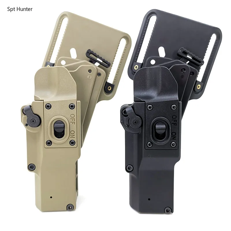 

Tactical weapon Hunting holster. pistol compatible, can be stored with ( XH15/XH35/X300UH-B flashlight)For Right Hand Side User