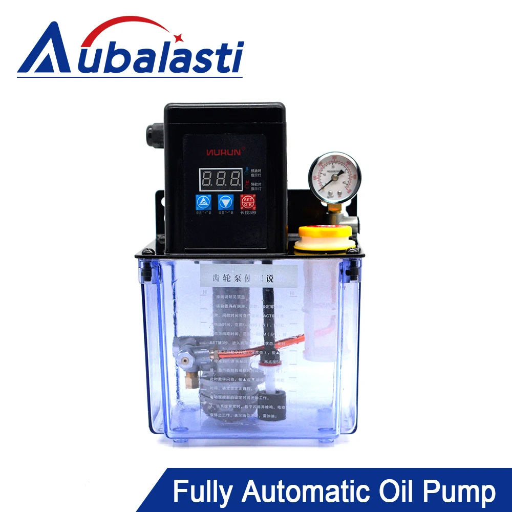 Aubalasti Bomba de Óleo Lubrificante 15l Lubrificante Automático Cnc Eletromagnético