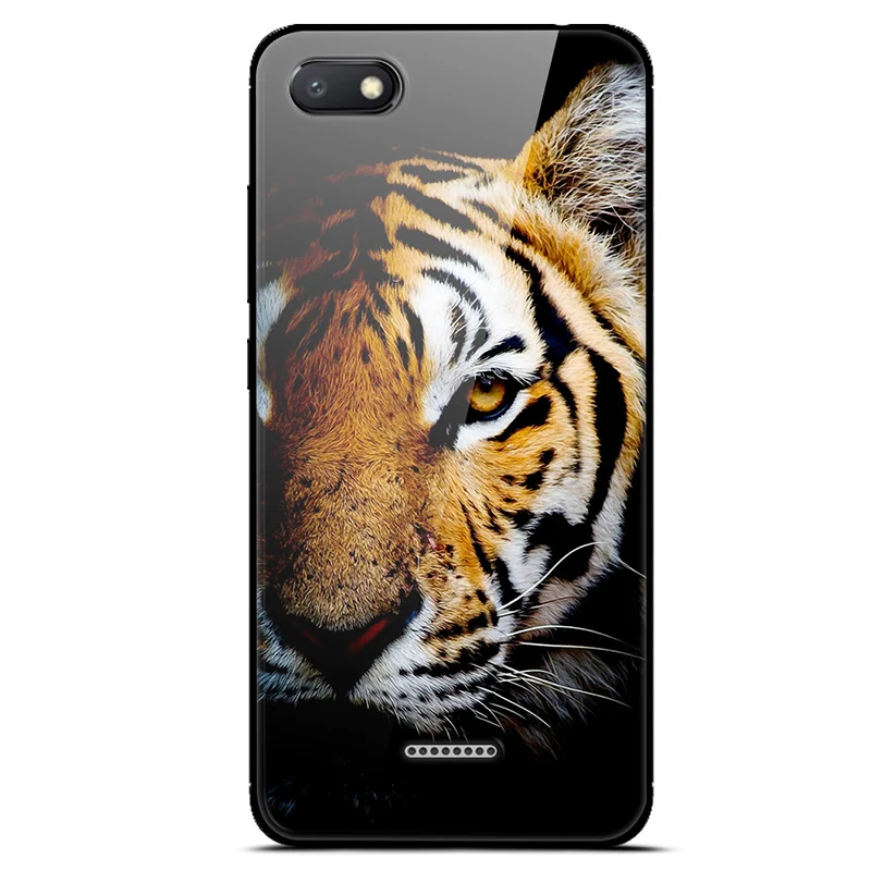 Чехол для Xiaomi Redmi 6A, чехол из закаленного стекла для телефона, чехол для Xiomi Redmi 6 6A 6 A A6, чехлы на заднюю панель телефона Redmi 6 Pro, чехол - Цвет: 26