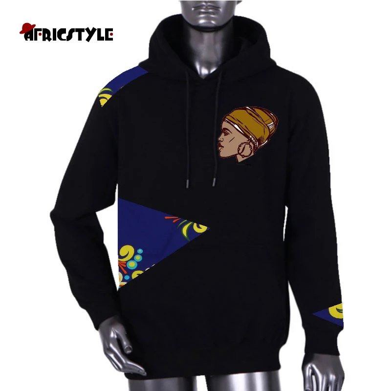 

Casual Hooded Sweatshirt Men African Dashiki Print Hoodies Sweatshirts Men Hip Hop Hoodie Tracksuit African MenClothes wyn1003