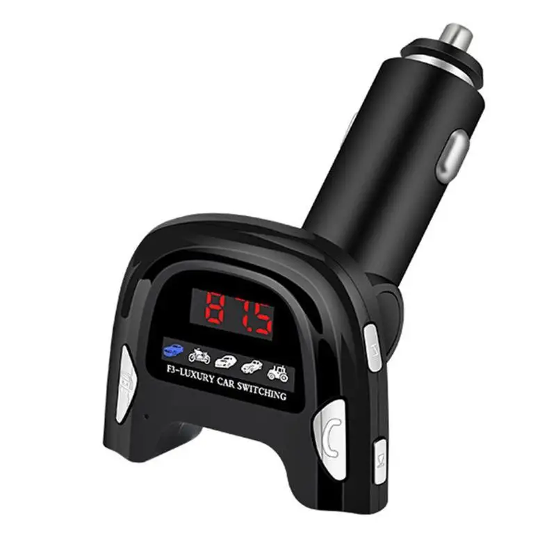Автомобильный комплект VODOOL 2.1A Dual USB bluetooth 5,0 зарядное устройство для устройства Handsfree Авто аудио mp3-плеер fm-передатчик зарядное устройство для мобильного телефона
