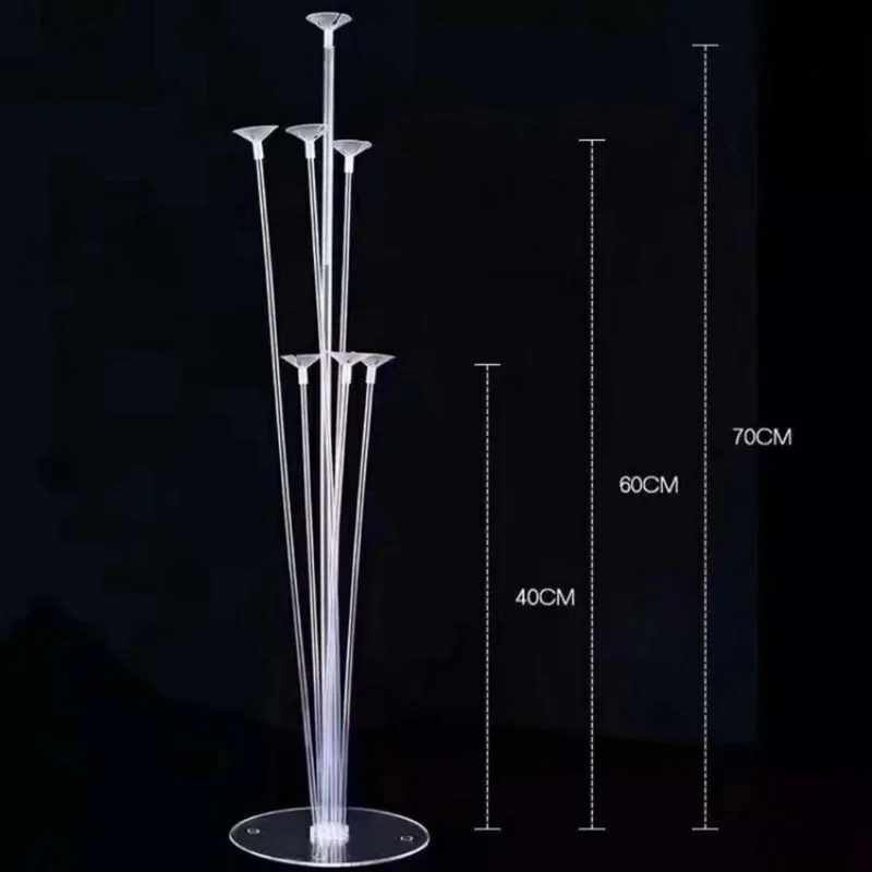  1Set Balloon Stand Balloon Holder Cup Base Party Ballons Colum Base For Birthday Wedding Decoration