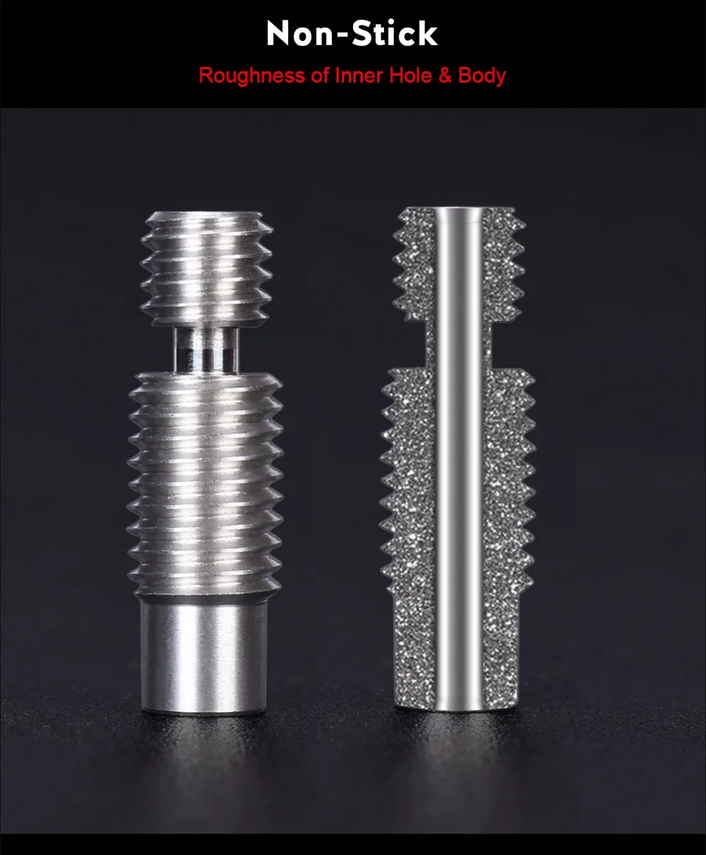 V6 горло из нержавеющей стали Bowden все металлические тефлоновые Hotend J-head Тепловой разрыв 1,75 мм нити для E3D V6 горла 3d принтер части