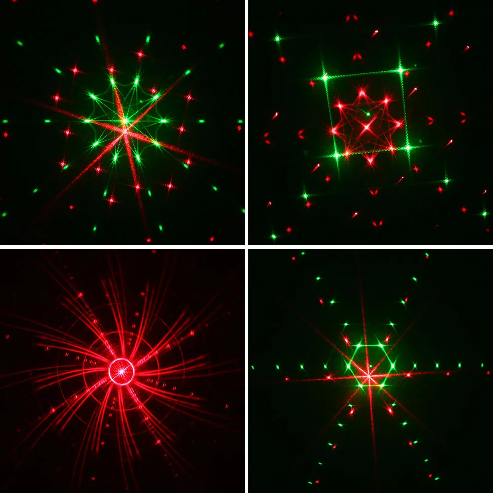Инопланетянин дистанционный красно-зеленый 24 узора Открытый лазерный проектор Рождественская вечеринка сад Стена дерево дом водонепроницаемое декоративное освещение