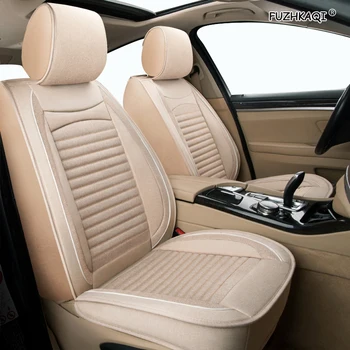 

FUZHKAQI flax car seat covers for suzuki sx4 Swift Grand Vitara Jimini KIZASHI Alivio dodge caliber Avenger polo auto seats
