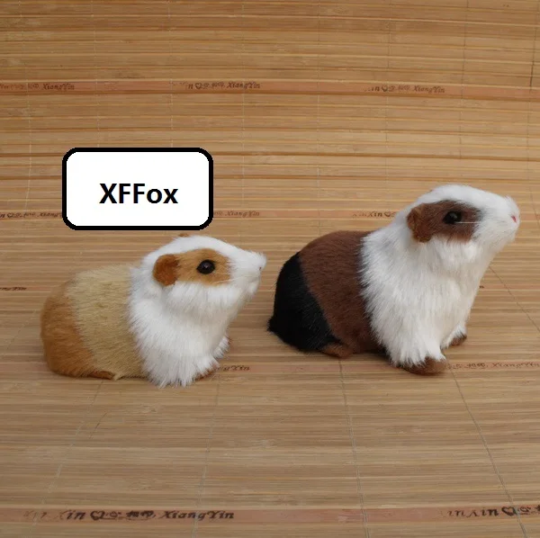 

a pair of real life Hamsters models plastic&furs cute Hamsters dolls home decoration gift about 12cm,14cm xf2195