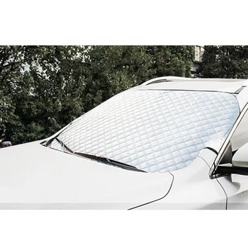 

Universal Car Windshield Mirror Reflective Bar Cover Sun Shade Protector Winter Snow Ice Rain Dust Frost Guard Aluminum Film