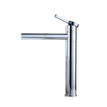 

Dropshipping Bathroom Basin Sink Tall Faucet Hot Cold Water Mixer Tap Sink Faucets P666