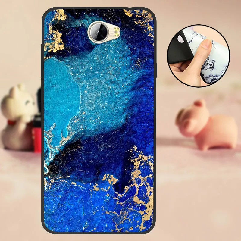 Для huawei Y5 II чехол для huawei Y5 2 Y5II CUN-L21 CUN-U29 задняя крышка Y6 II Компактный Мягкий ТПУ силиконовый чехол для Honor 5A LYO-L21 черный - Цвет: T718