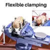 Bench Vise Jaw Width 60mm 360 Degree Swivel Cast Iron Tabletop Vice Multifunctional Heavy Clamp Non-slip Rubber Pad Accessories ► Photo 3/6