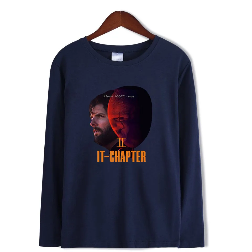

IT chapter 2 Long Sleeve t shirt men's summer clothes IT chapter Two Long T-shirt XXS-4XL Harajuku T-shirt streetwear