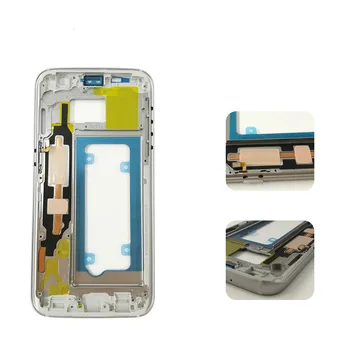 

Original Middle Frame For Samsung S7 G930 G930F Mid Bezel Metal Frame Housing Chassis with Side Key Replacement Parts