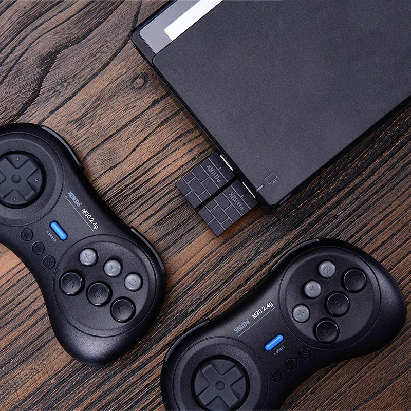 8 BitDo M30 Bluetooth беспроводной геймпад 2,4G для оригинальных sega Genesis и Seg для nintendo Switch PC паровые игры