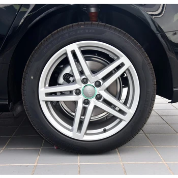

4pcs Car modified wheel hub decorative Circle Colorful aluminum alloy ring sticker for AUDI A3 A1 A4 A5 A7 A8 Q3 Q5 car styling