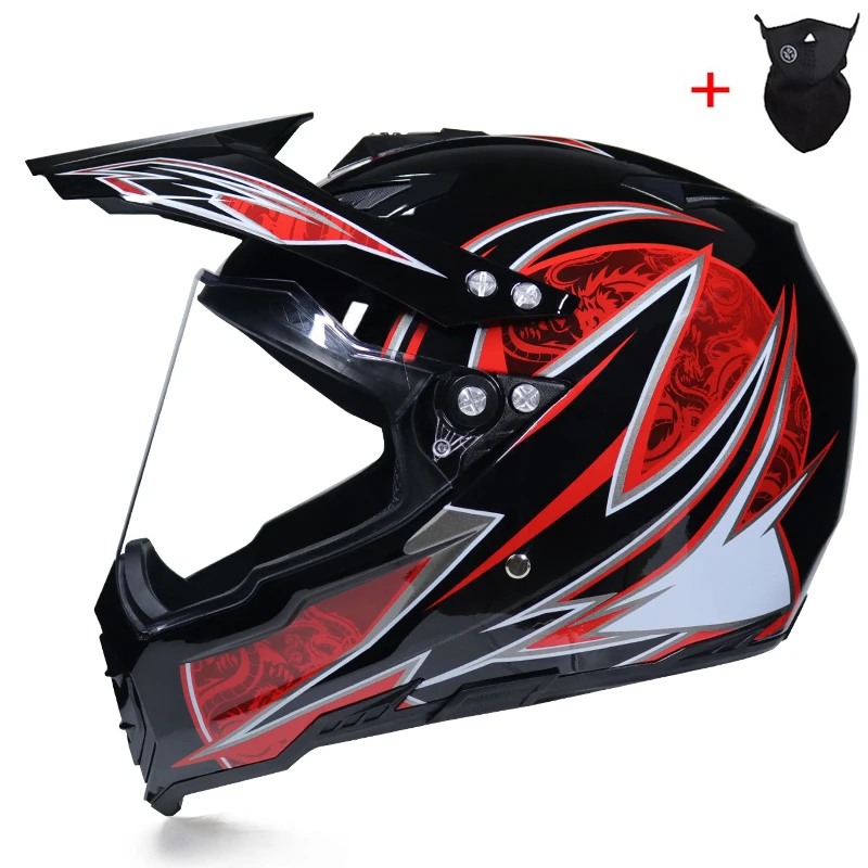 MSUEFKD Лидер продаж мотоциклетный шлем Casco Capacete с объективом зимний ATV ветрозащитный шлем для мотокросса - Цвет: 2a