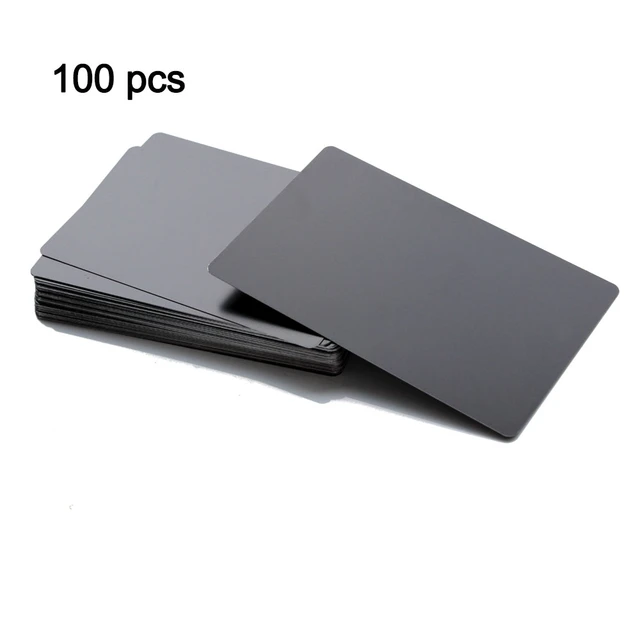 10 Pcs Blank Metal Card 100x60x1mm Anodized Aluminum Plate for DIY