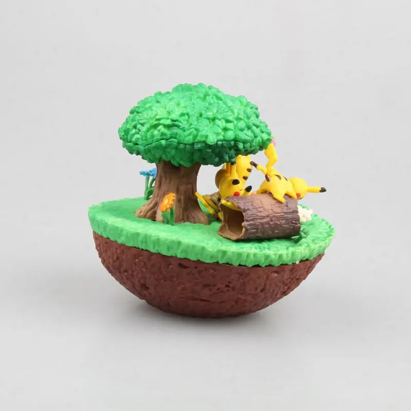 Pet Elf Pokemon Generation большой размер Poke Ball Pikachu сцена Покемон капсула игрушка