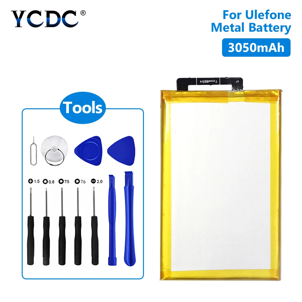 High Quality Replacement battery Backup Battery For Ulefone Metal 3050mAh Lithium Polymer Mobile Phone Batteries Free Tools | Мобильные