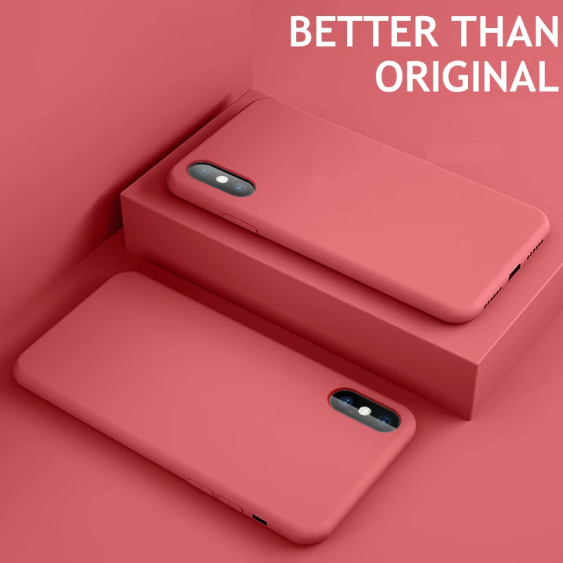 Мягкий жидкий силиконовый чехол для iPhone 11 Pro Max 6 6S 7 8 Plus X XR XS Max 5S SE роскошный чехол карамельного цвета для iPhone11