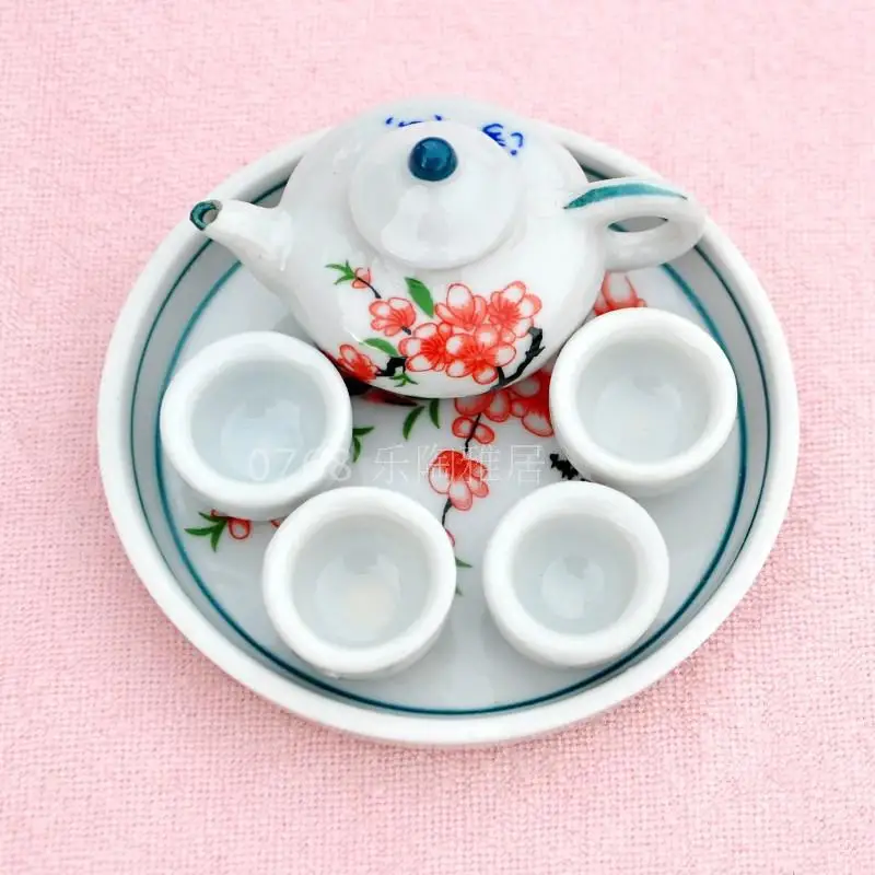 

Tea Set Time Model Ceramic Boy Mini Ceramic Children 10 Yuan Toy Set Travel Work