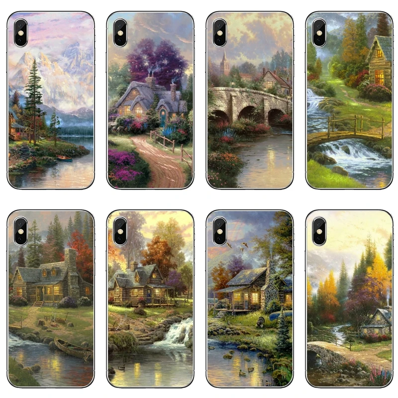 Художественный мягкий чехол для телефона Huawei P30 P20 Pro P10 P9 P8 Lite Y5 Y6 Y7 Y9 Prime P Smart Plus 2018