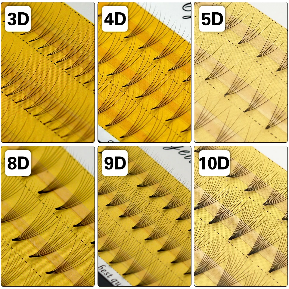 Красная сирена 60 шт./лот наращивание ресниц 3D/4D/5D/8D/9D/10D Индивидуальные ресницы