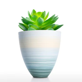 

Ceramic Flower Vase Home Decor Graduated Blue Vase Table Centerpieces Vase Decorative Centerpiece for Home or Wedding