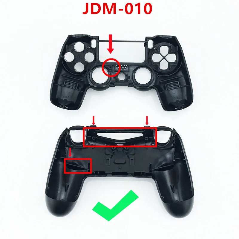 Черный полный набор запасных частей кнопки для PlayStation 4 PS4 контроллер SONY Геймпад