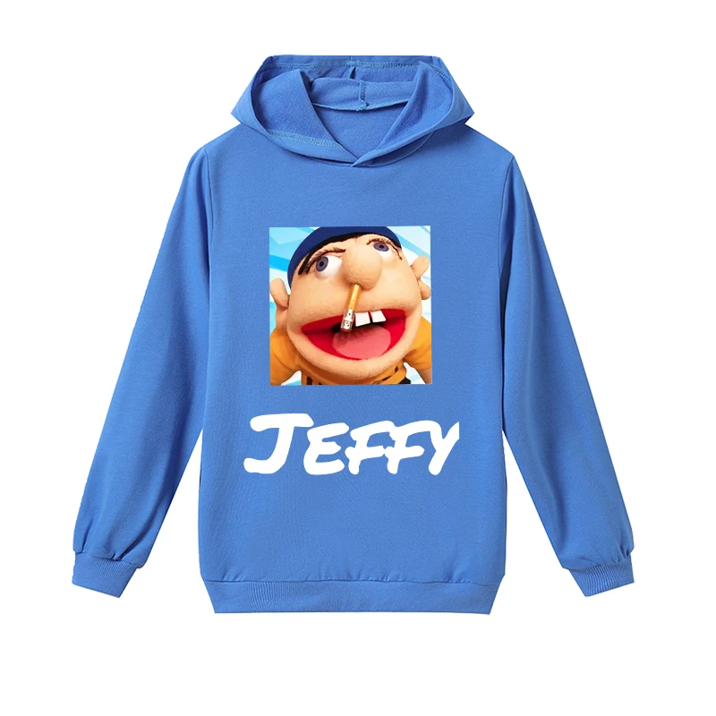 Г. Детская одежда пальто на молнии Jeffy Забавные футболки для мальчиков с молодежным принтом свитер для девочек топы для детей, футболки для малышей jojo siwa gormiti
