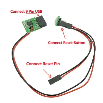

H1111Z Add On Cards USB Watchdog Reset Controller Watch Dog PC Stick Crash Blue Screen Automatically Restart for BTC Mining NEW