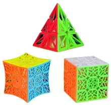 QiYi DNA самолет вогнутый 3x3x3 волшебный куб Cubo Magico платье рельефная игрушка Развивающие игрушки для детей 6 лет рождественские подарки