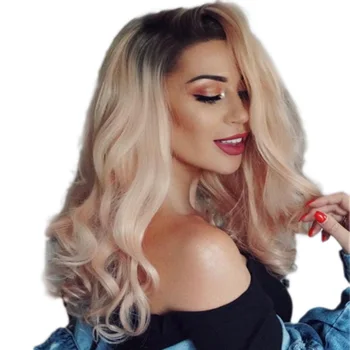 

Animation wig Color cos long curly hair Long Wavy Wigs Synthetic Female Daily Party Heat Resistant Curly Hair for Women