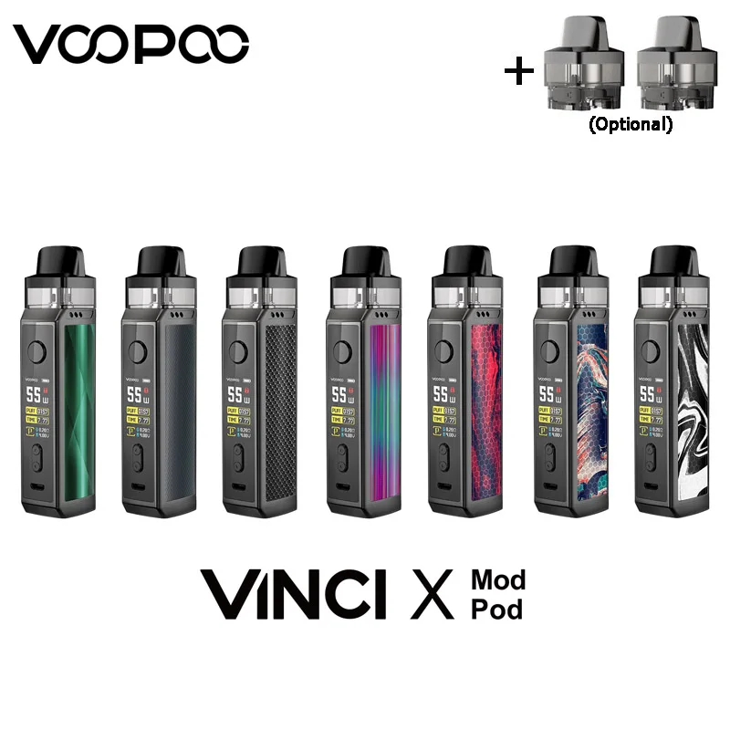 Новый VOOPOO VINCI X Mod Pod Kit электронная сигарета вейп 70 Вт с картриджем 5 мл GENE.AI чип PnP VM1