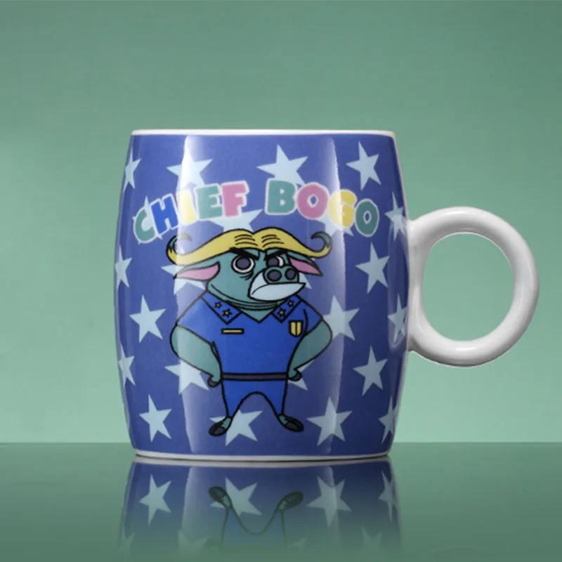 Кружка Disney Zootopia 300 мл чашка Q Edition с героями мультфильмов Ник Джуди керамическая