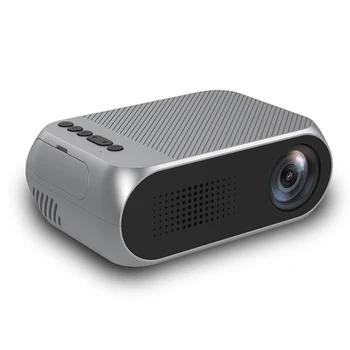 

HD Mini Projector TD90 Native 1080P LED Android WiFi Projector Video Home Cinema 3D HDMI Movie Game Silver US Plug