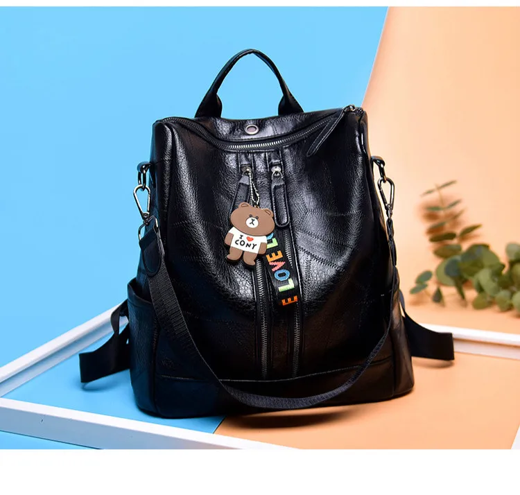 Ретро женский рюкзак из искусственной кожи, рюкзаки для девочек-подростков, школьные сумки для женщин, дорожный рюкзак, женская сумка через плечо mochila