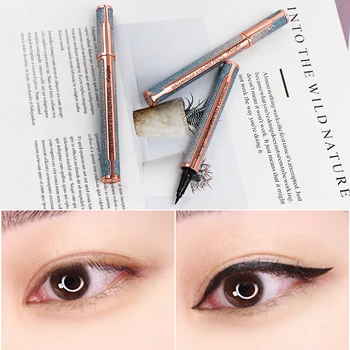 

1pc Starry Eyeliner Waterproof Anti-sweat Smooth Non-staining Black Eyeliner Suitable for beginners Eye Makeup TSLM1