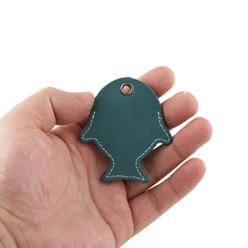 

Leather Key Holder Organizer Access Control Card Bag Housekeeper Key Case Mini Card Bag Key Shell Car Key Ring Holder Key Cover
