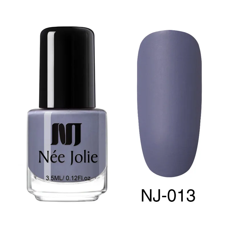 Nail Pure Color Nail Polish Glue New 21 Color Autumn and Winter Matte Matte Scrub Nail Polish - Color: NJ-013