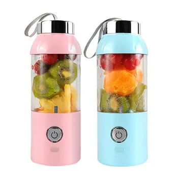 

New Mini Portable Electric Fruit Juicer USB Rechargeable Smoothie Maker Mixer Blender Juicer Machine Juicing Cup Bottle 500ml