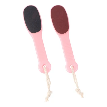 

2Pcs Foot Rasp File Simple Double Side Pedicure Callus Removal Hard Dry Dead Callus Scrubber Exfoliating Pedicure Tool