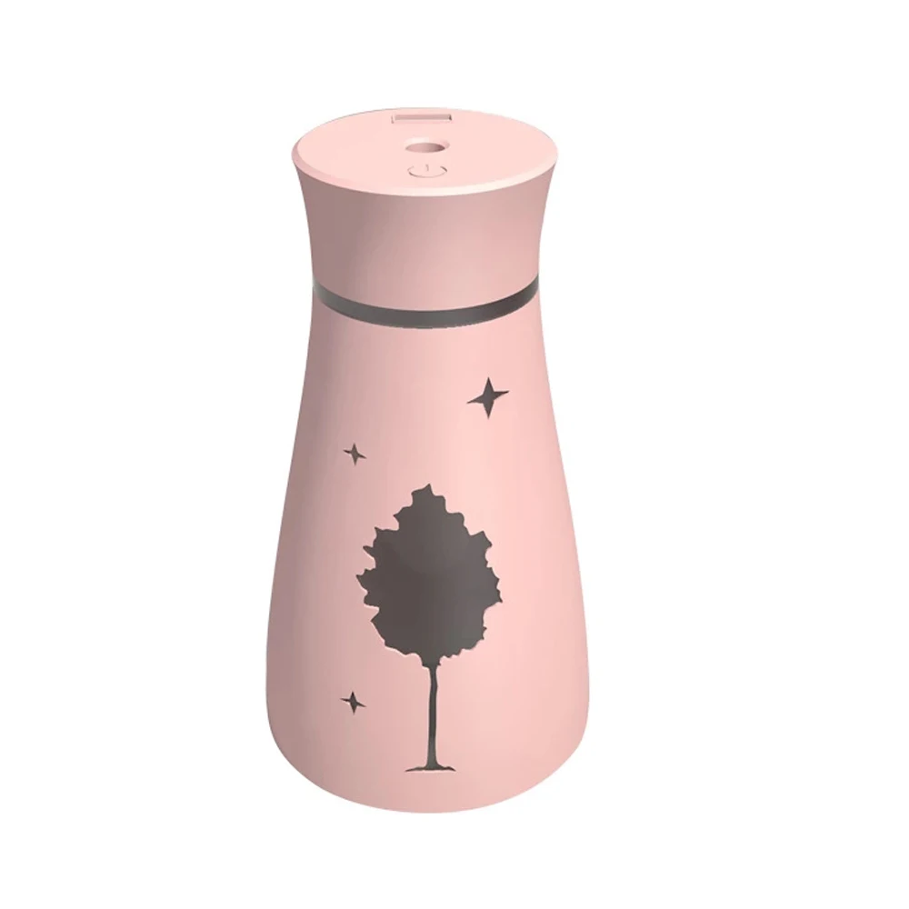 Pink USB Светодиодный увлажнитель Арома диффузор очиститель воздуха ночник 200 мл Модная креативная лампа для освещения тумана - Цвет: Pink