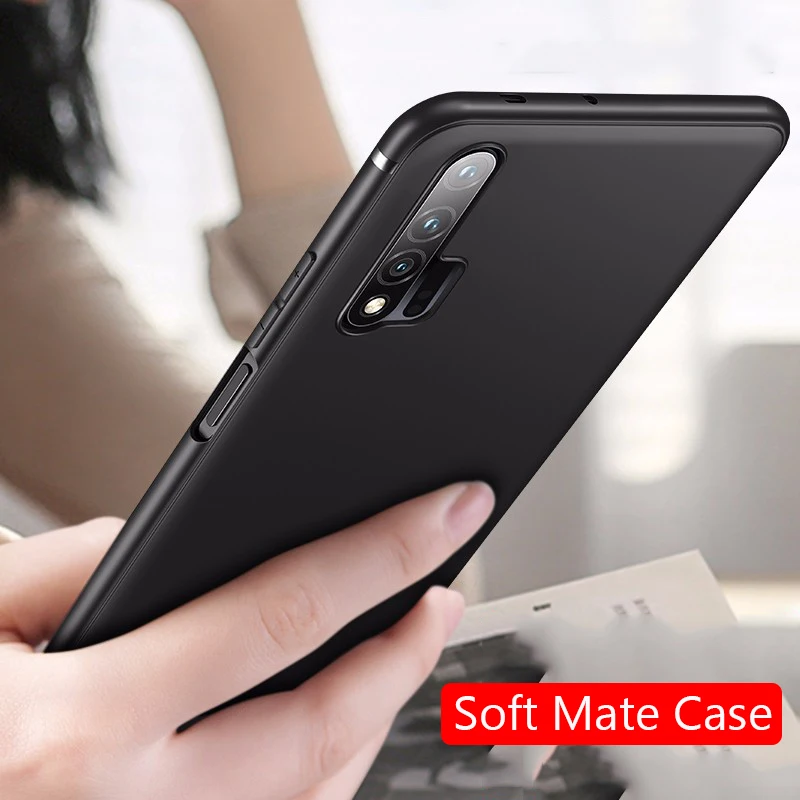 Чехол Lainergie для Huawei Nova 6 простой матовый Мягкий силиконовый чехол накладка чехлы