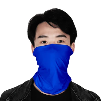 

3D Print Blue Shawl Bandana Scarf Women/Men High Quality 3D Solid Color Shawl Scarf bandana Reusable Scarf Women's Scarves