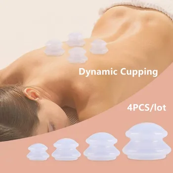 

Cupping Therapy Set Silicone Cellulite Massager Body Skin Lift Vacuum Cupping Massage Suction Cup 4PCS