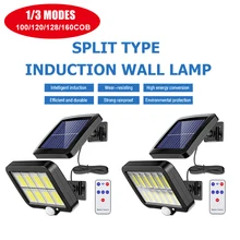 

1/3Modes Solar Powered Wall Light Outdoor Waterproof PIR Motion Sensor Lighting Park Courtyard Fence Street Garden Decor Lamp