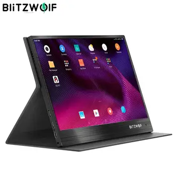 

BlitzWolf BW-PCM1 FHD 1080P Portable Computer Monitor Gaming Display Screen for Smartphone Tablet Laptop Game Consoles