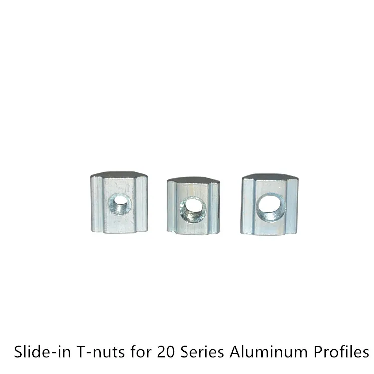 50 Stücke 20x20 M3/M5 EU Aluminium Profil Nutenstein T Gleitmutter Block DIY
