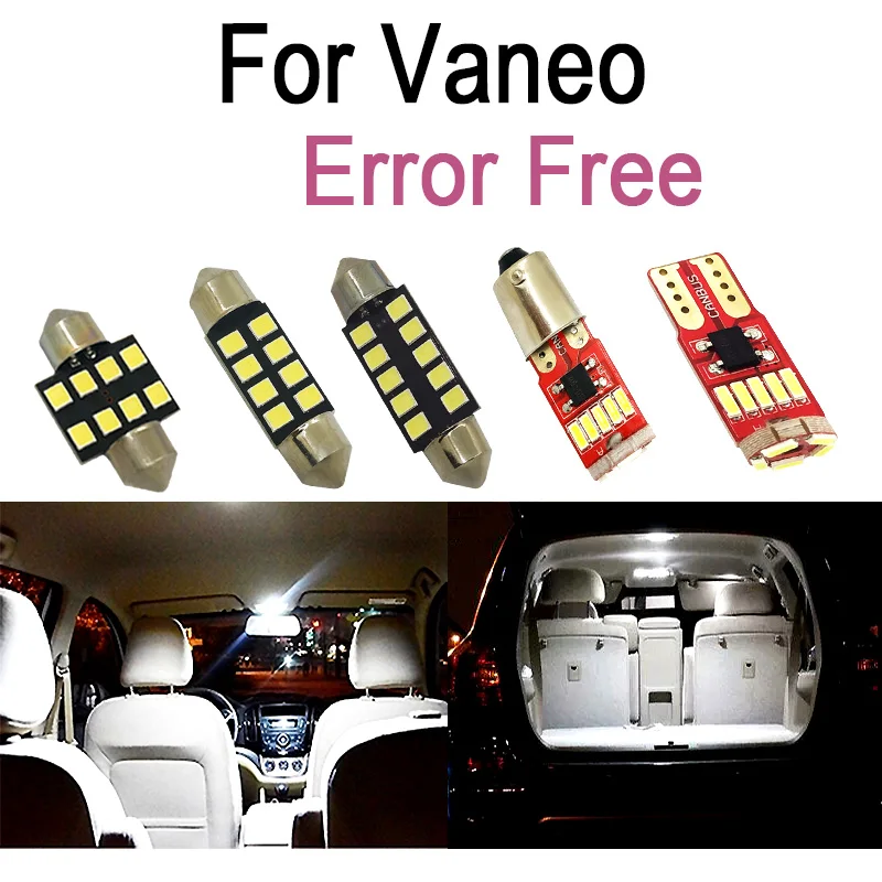 

17pcs LED License plate lamp for Mercedes Vaneo LED interior dome Lights + Parking bulb + Side marker kit (2002-2005)
