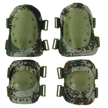 

4pcs Mountaineering Adjustable Straps Multipurpose Anti Collision Adult Knee Elbow Outdoor Sports Hiking Protective Pad Set